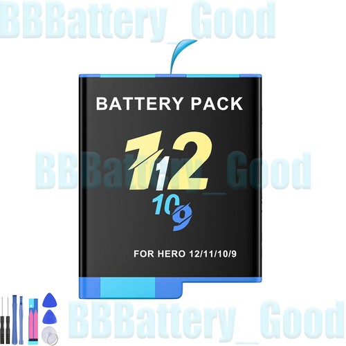Batteria 2000mah per gopro - batteria,