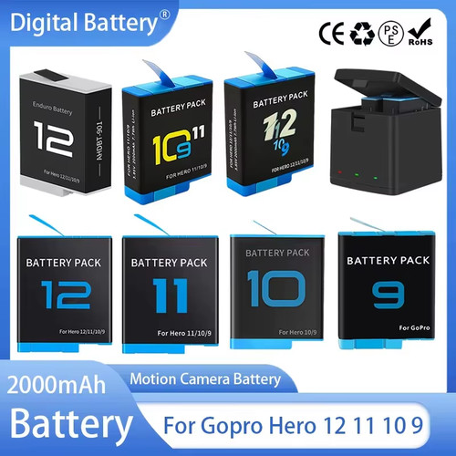 Batteria per gopro - batteria, hero