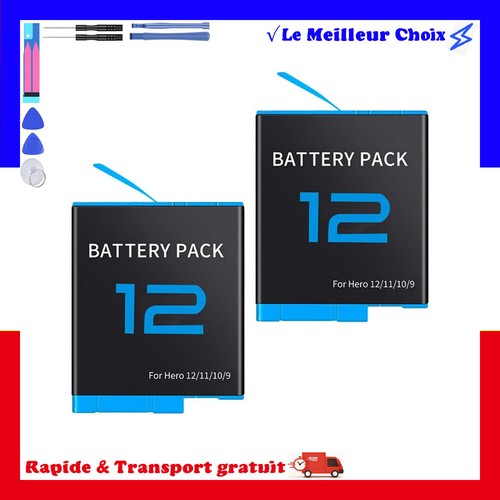 Batterie caméra pour gopro - pour,