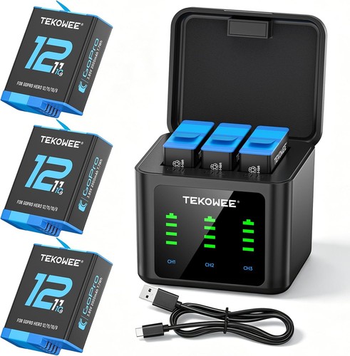 Batterie gopro 2000maah - 3x,