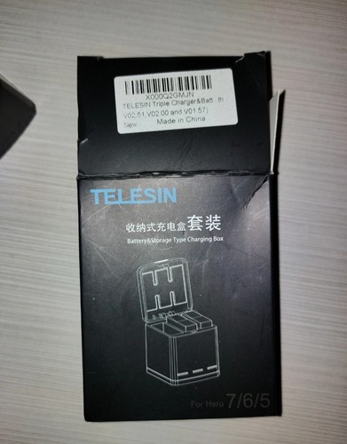 Telesin batterie charging - telesin,