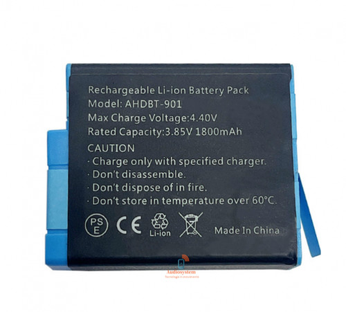 Batteria 1800mah per gopro - batteria,